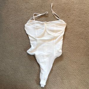 Princess Polly Freeform Bodysuit White
